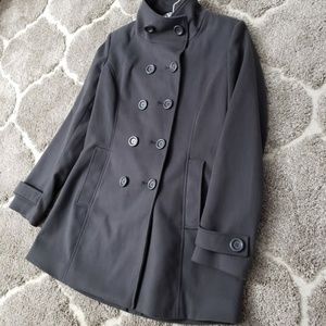 Forever 21 Grey Pea Coat Coat Size Small